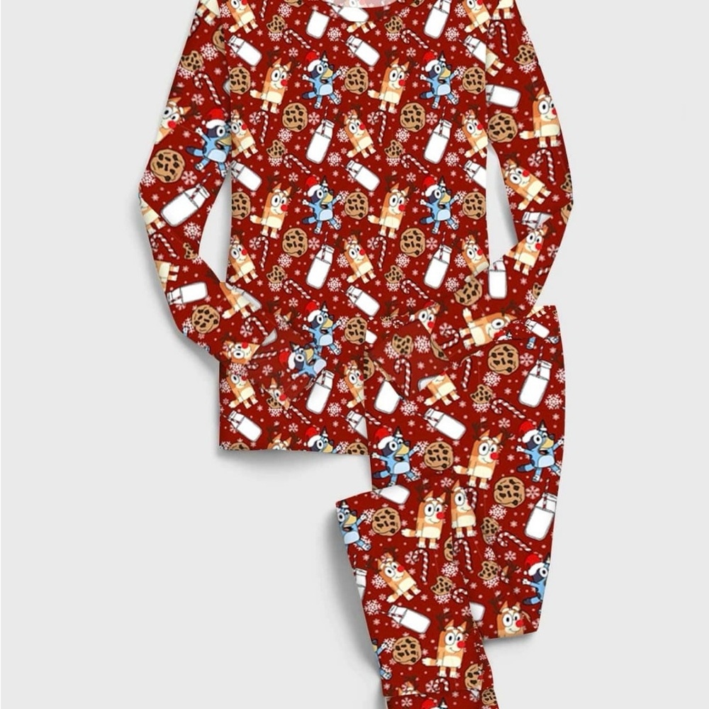 Festive Red Kids Pajamas